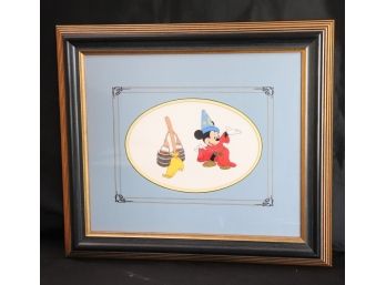 Disney Mickey Mouse Fantasia Limited Edition Serigraph - The Sorcerer's Apprentice With COA