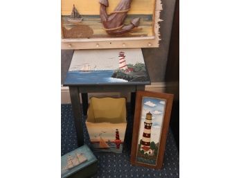 Assorted Nautical Inspired Decorative Accessories