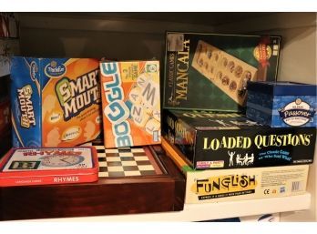 Assorted Family Game Night Board Games