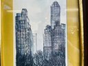 Central Park New York City Watercolor Print By Gustave