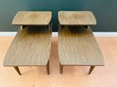 1970s Vintage Pair Of 2 Tier End Tables