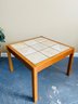 1980s Danish Modern Teak And Tile Table