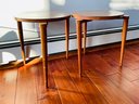 Pair Of 1960s Wood And Laminate Stacking Tables