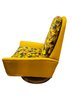 1960s Mid Century Modern Reclining Swivel Chair
