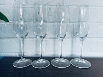 4 Riedel Champagne Toasting Glasses (See Details)