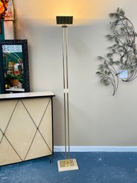 1980s Tall Torchiere Lamp