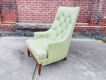 Mid Century Chair In Sage Green (see Details)