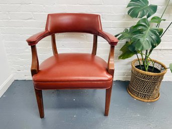 Vintage Red Office/Accent Chair