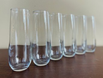 Newer Stemless Champagne Toasting Glasses