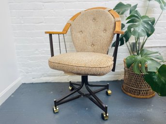 1980s Vintage Rolling Office Chair