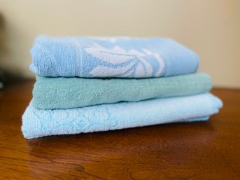 2 Vintage Bath Towels