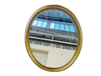 Vintage Large Oval Mirror