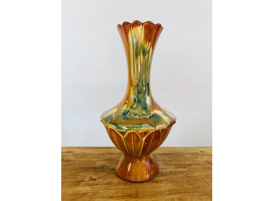Vintage Royal Haegar Tall Drip Glaze Vase