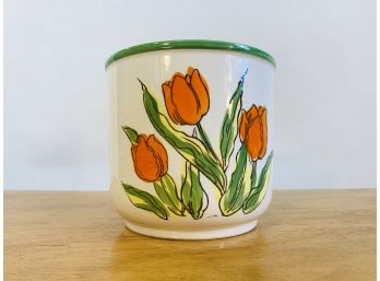 1960s Orange Tulip Planter (Japan)