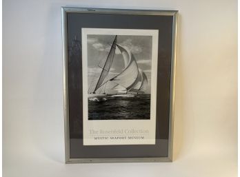 Mystic Seaport Framed Poster Zio & Nightwind, NY Yacht Club Cruise 1939