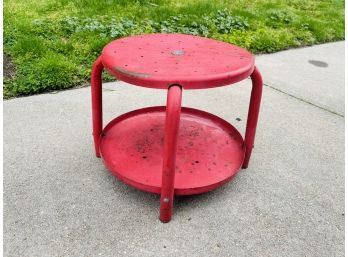 Cramer Red Industrial Stool Or Plant Stand