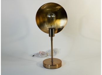 Modern Copper Style Metal  Accent Lamp