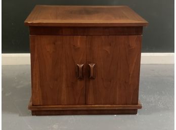 Mid Century Modern End Table Cabinet