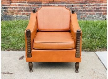 1970s Orange Lounge Chair