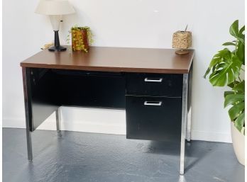 1970s  Metal And Laminate Desk!  (Perfect Size)
