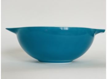 Vintage Pyrex Blue 4 Quart Mixing Bowl With Handles