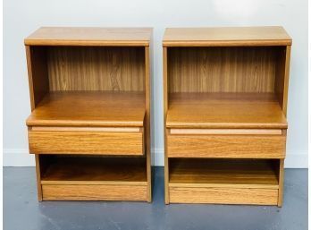 Pair Of Vintage Night Stands With Drawers
