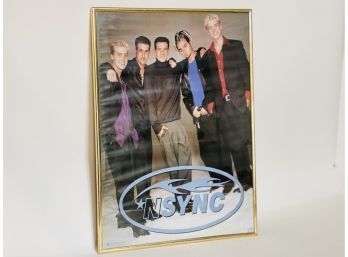 Large NSYNC Boyband Framed Poster