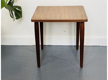 Vintage Mid Century Modern Side Cocktail Table Or Plant Stand