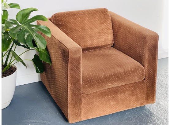 1980s Vintage Brown Lounge Chair