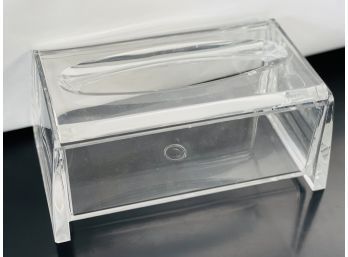 Thick Clear Acrylic/lucite Tissue Box