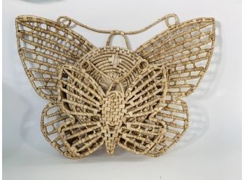 Vintage Butterfly Trivet Wall Hanging