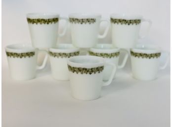 Vintage Pyrex Daisies Coffee Mugs