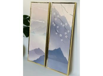 Pair Of Vintage Pastel Land Scapes (Set Of 2)