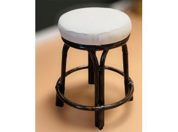 Counter Height Rattan Cushioned Bar Stool
