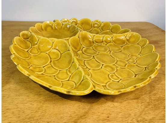 Vintage Yellow Bubble California Snack Platter