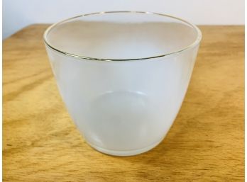 Mid Century Modern Blendo Frosted Glass Ice Bucket