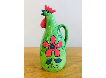 Vintage 60's Psychedelic Green Chicken Bank (Japan)