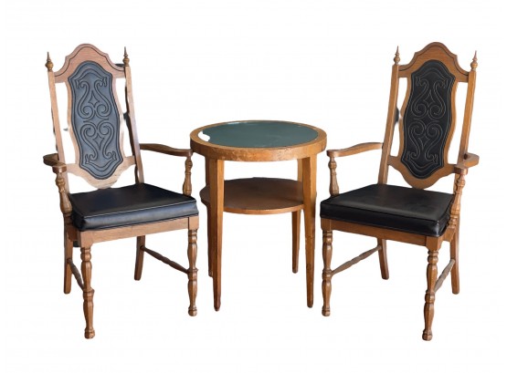Pair Of 1970s Vintage Accent Chairs