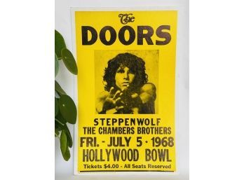 1980s Vintage Replica Doors Concert Poster