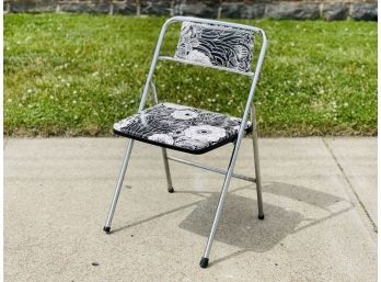 Vintage Cosco Flowered Folding Chair