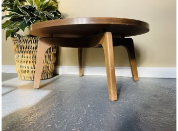 Mid Century Round Coffee Table By Modern Contract Furniture, Gardner, MA