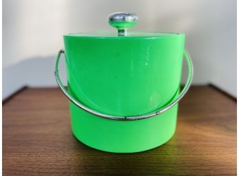 Vintage Neon Green Ice Bucket