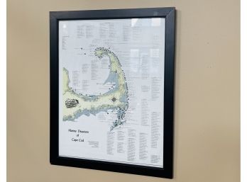 LARGE Marine Disasters Of Cape Cod Framed Wall Art