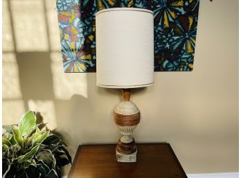 Tall Mid Century Ceramic Lamp