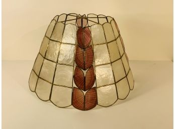 Vintage Capiz Shell Lampshade