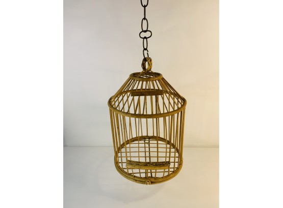 Vintage Hanging Bamboo Decorative Bird Cage