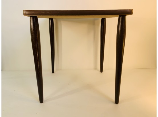 Mid Century Modern Faux Wood Side Table