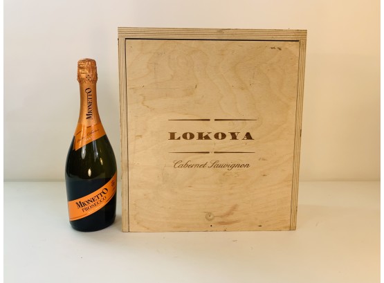 Lakoya Wine Raw Wood Box
