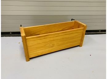 LARGE Contemporary Heavy Weight Wood Flower Window Box