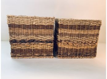 Contemporary Wicker Storage Baskets